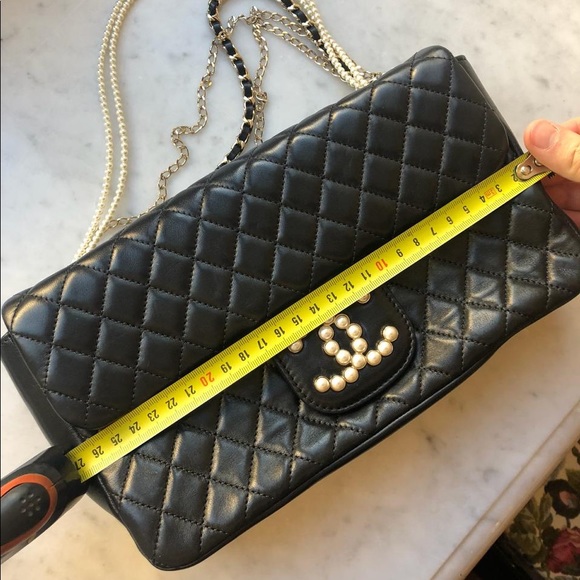 SOLD.Chanel Lambskin Diamond Pearl Westminster - Picture 3 of 8